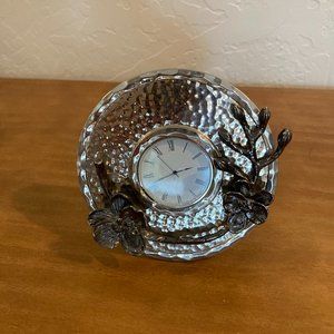 Michael Aram Black Orchid Small Clock